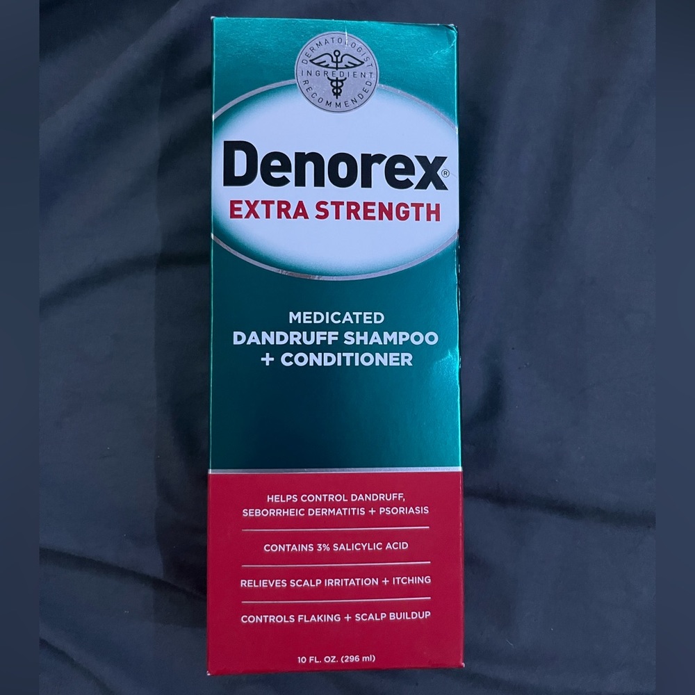 NWT Unisex Denorex Extra Strength Anti Dandruff Medicated Shampoo & Conditioner